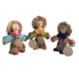 Vintage Honey Water Collectables Scarecrows stoneware  handmade
